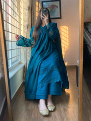 3 Piece - Slub Khaddar Dress