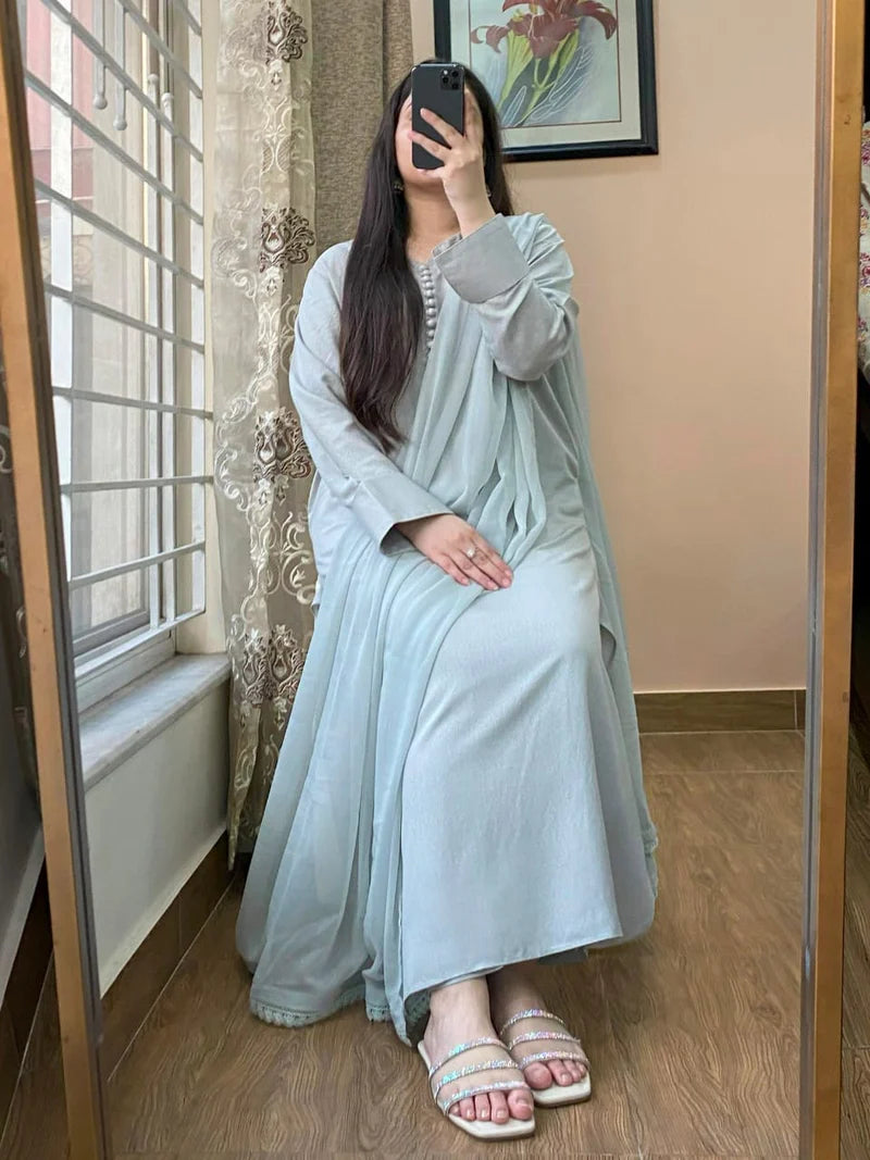 3 PIECE – Silk Karandi Dress
