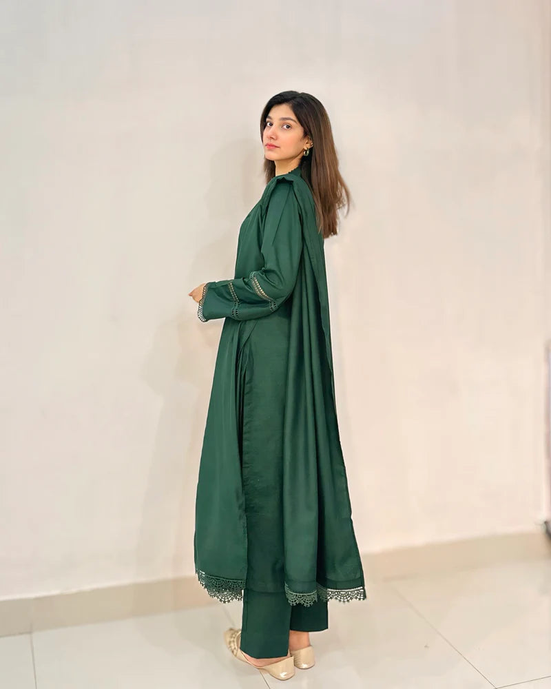 3 Piece - Lawn Green Dress